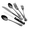 48-Piece Silverware Set Stainless Steel Flatware Cutlery Set Tableware Eating Utensils For 8 With Knife Fork Spoon Dishwasher Safe For Home Kitchen Re