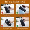 Electric Milk Frother Steamer 4 In 1 Multifunctional Hot Cold Milk Foam Maker 19.95Oz Automatic Quiet Milk Warmer Latte Cappuccinos Hot Chocolate