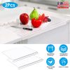Clear Acrylic Kitchen Cutting Board With Counter Lip 17.71X15.74In Non-Slip Transparent Countertop Cutting Board Kitchen Countertop Protector For Dini