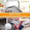 2Pcs Air Fryer Basket Tray 15.35X11.61In Stainless Steel Rustproof Non-Stick Oven Pan And Tray For Bake Grill Crispy Food Dishwasher Safe