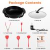 6L Electric Hot Pot With Divider 1100W Dual-Flavor Pot Shabu Shabu Pot Non-Stick With 5-Temp Control For Shabu Shabu Fondue Perfect For Family Gatheri