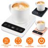 Desktop Electric Mug Warmer Auto Shut Off Timer Setting 6 Temperature Levels Cup Warmer For Milk Tea Cup Heating Plate