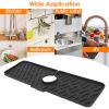 Silicone Faucet Mat Kitchen Sink Splash Guard Drain Mat Drying Pad Kitchen Mat Bathroom Drip Catcher
