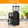 Conical Burr Coffee Grinder Electric Coffee Bean Grinder With 25 Grind Settings 12 Cups Selection For Drip/Percolator/French Press/Espresso/Cold Brew/