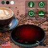 Desktop Electric Cup Warmer 8Hours Auto Off Overheating Protection Smart Timer Setting 2 Temperature Levels 104°F To 140°F Ceramic Heating Panel For O
