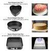 Non-Stick Springform Cake Pan Leakproof 9"10"11" Bakeware Pan W/ Removable Bottom 3Pcs/Set