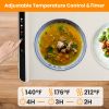 Electric Warming Tray Smart Food Warmer Roll Up Heating Pad With Adjustable Temperature Control 3 Auto Timer Settings For Buffet Party Gathering Resta