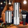 4 In 1 Electric Wine Opener Set Rechargeable Wine Aerator Foil Cutter Vacuum Wine Stopper Wine Gifts For Men Women