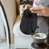 1200W Electric Gooseneck Kettle With Precise Temperature Control Up To 24H Timer Auto Off Protection Fast Heating Stainless Steel Water Boiler For Cof