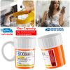 Homorous Prescription Coffee Mug 10Oz Caffeine Tea Ceramics Cup For Caffeine Lover