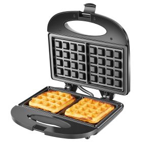 Electric Waffle Maker With Non-Stick Plates Double-Sided Heating For Making Waffle Toaster 750W