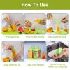 6Pcs Popsicle Molds Reusable Ice Cream Diy Ice Pop Maker Ice Bar Maker Plastic Popsicle Mold For Homemade Iced Snacks