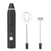 Electric Milk Frother Usb Rechargeable Egg Beater Handheld Milk Foam Maker Mixer Coffee Stirrer With 3 Speeds 2 Whisk Heads