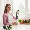 1000W 5 In 1 Immersion Hand Blender Stainless Steel Hand Mixer With 12 Speeds Turbo Mode Food Processor With 20Oz Beaker 17Oz Chopper Whisk Milk Froth