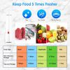 Cordless Handheld Vacuum Sealer Mini Food Vacuum Saver Rechargeable Food Vacuum Pump With 10 Reusable Sous Vide Bags