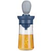 Oil Dispenser Bottle 2 In 1 Cooking Glass Olive Oil Dispenser Silicone Dropper With Silicone Brush Dropper Measuring Container For Kitchen Baking Bbq