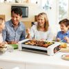3 In 1 Electric Hot Dog Roller Machine With Grill & Griddle 6-Roller Hot Dog Cooker Smokeless Non-Stick Indoor Outdoor With 3 Temp Levels For Bbq Saus