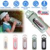 34Oz Glass Water Bottle Sports Water Bottle Motivational Water Bottle Water Intake Tracker Bottle With Straw Time Marker Silicone Sleeve Handle For Gy