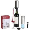 4 In 1 Electric Wine Opener Set Rechargeable Wine Aerator Foil Cutter Vacuum Wine Stopper Wine Gifts For Men Women
