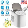 Electric Countertop Ice Maker With Ice Scoop Basket Self-Cleaning Max 33Lbs/24Hrs Ice Making Machine Bullet Ice Machine For Home Kitchen Office Party