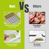 12 In 1 Vegetable Chopper With Container Kitchen Food Slicer Dicer Grater Peeler Egg Separator Hand Protector For Onion Salad Potato