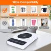 Desktop Electric Mug Warmer Auto Shut Off Timer Setting 6 Temperature Levels Cup Warmer For Milk Tea Cup Heating Plate