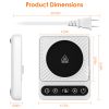 Desktop Electric Mug Warmer Auto Shut Off Timer Setting 6 Temperature Levels Cup Warmer For Milk Tea Cup Heating Plate