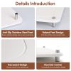 Stone Dish Drying Mats Home Dish Quick Drying Stone Pad Diatomaceous Earth Draining Mat With Anti-Slip Stainless Steel Feet