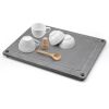Stone Dish Drying Mats Home Dish Quick Drying Stone Pad Diatomaceous Earth Draining Mat With Anti-Slip Stainless Steel Feet