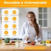 48Pcs Wheat Dinnerware Set Reusable Plastic Dinnerware Set Service For 6 Unbreakable Kitchen Cups Plates And Bowls Sets Dishwasher Microwave Freezer S