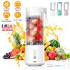 450Ml/15.2Oz Portable Fruit Blender With 6 Blades Rechargeable Juice Cup For Shakes Smoothies Juice Personal Mini Fruit Mixer For Outdoor Gym Office