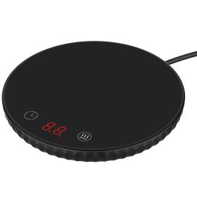 Desktop Electric Cup Warmer 8Hours Auto Off Overheating Protection Smart Timer Setting 2 Temperature Levels 104°F To 140°F Ceramic Heating Panel For O