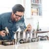 Stainless Steel Cookware Set Fast Even Heat Induction Pots Pans Set Dishwasher Safe With 2.7/3.7 Quart Stockpot 2 Quart Saucepan 9.17In Frying Pan