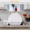 3Pcs Dish Drainer Drying Rack Set Drainer Drain Board Dish Rack K W/ Plastic Cutlery Holder Drain Board