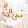 3L/0.8Gal Salad Spinner Fruit Vegetable Washer Lettuce Drainer Hand Cranking Vegetable Dryer With Lid For Home Kitchen Fruit Vegetable Washing