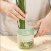 4 In 1 Handheld Electric Vegetable Cutter Mini Food Fruit Chopper Grinder Slicer Dicer Garlic Meat Ginger Mud Masher Rechargeable Food Processor
