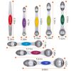 Dual Sided Magnetic Measuring Spoons With Leveler Stainless Steel Stackable Measuring Teaspoons Tablespoons For Dry Liquid Ingredients Set Of 8