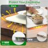 Silicone Food Warming Mat With 9 Temperature Levels 6Hrs Timer Child Lock Auto Shut Off Roll-Up Electric Warming Tray For Party Buffet Gathering Daily