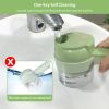 4 In 1 Handheld Electric Vegetable Cutter Mini Food Fruit Chopper Grinder Slicer Dicer Garlic Meat Ginger Mud Masher Rechargeable Food Processor