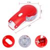 Cherry Pitter Remover Tool Cherry Stoner Seed Extractor Remover W/ 6 Cherry Grooves & Space-Saving Lock