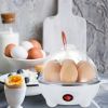 Electric Egg Cooker 7-Capacity Bpa-Free Hard-Boiled Egg Maker W/ Auto-Off Measuring Cup For Hard Boiled Steamed Vegetables Seafood Dumplings