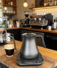 Hand-Mixed Coffee Pot, European-Style Electric Kettle with Temperature Control 0.8L Electric Teapot with Carbon Fiber Base (360 Separable Design)