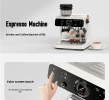 PSH7B-EU  Semi-automatic Coffee Grinder with 20Bar Dual Boiler System, 58mm Grounding Hammer, 30-grit setting, 250g Bean Storage