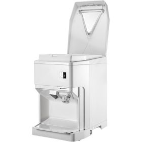 Ice Shaver Machine Electric, Snow Cone Machine Commercial 265 LBS/H, Shaved Ice Machine with Ice Hopper & Lid