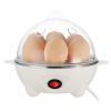 Electric Egg Cooker 7-Capacity Bpa-Free Hard-Boiled Egg Maker W/ Auto-Off Measuring Cup For Hard Boiled Steamed Vegetables Seafood Dumplings
