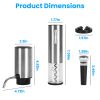 4 In 1 Electric Wine Opener Set Rechargeable Wine Aerator Foil Cutter Vacuum Wine Stopper Wine Gifts For Men Women