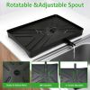 Retractable Dish Drying Rack Extra Large Dish Rack With Drainboard Utensil Holder For Countertop Over Sink Rustproof Expandable