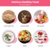 4Pcs Overnight Oats Containers With Lids And Folding Spoons 20Oz Portable Leak-Proof Oats Jar For Milk Vegetable And Fruit Salad Yogurt Breakfast Cere