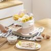 Bear Mini Steamed Vermicelli Roll Maker; Chinese Breakfast Maker; Multi-function Warmer Steamer