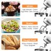 Geek Chef 4.8QT Electric Stand Mixer, 12 Speeds Tilt-head with Dough Hook, Whisk, Beater, Bowl, Rotary Knob, Home Kitchen Use, White
